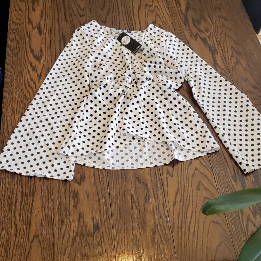 NWT Polka Dot Co-ord Top & Shorts - Picture 7 of 8